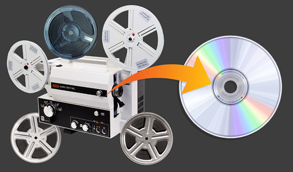 cine film to dvd transfer example image