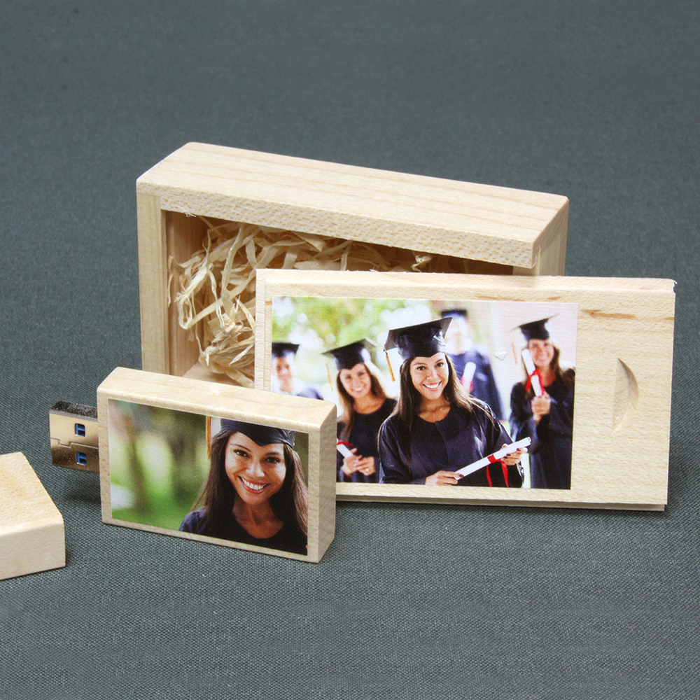 Wooden USB slide 2