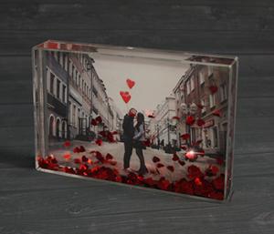 Heartblox 6"x4" with Full Photo design