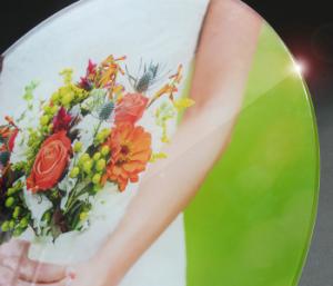 12" Circular Acrylic Panel 5mm  with Full Photo design