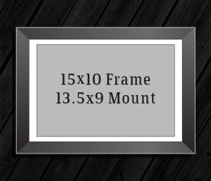 15in x 10in Frame (13.5in x 9in Mount) with Full Photo design