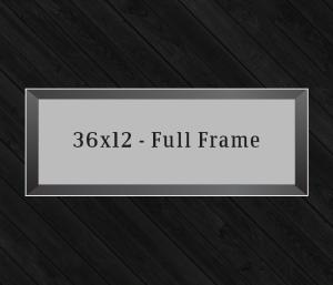 36in x 12in Frame (Full Frame) with Full Photo design