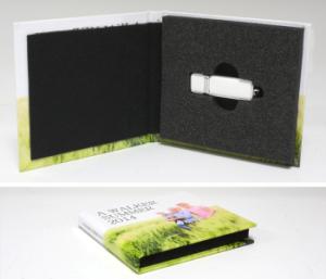 Luxury Image USB Folio with Single Image Wrap CD Cover 12mm Spine design