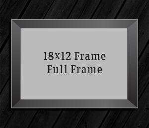 18in x 12in Frame (Full Frame) with Full Photo design