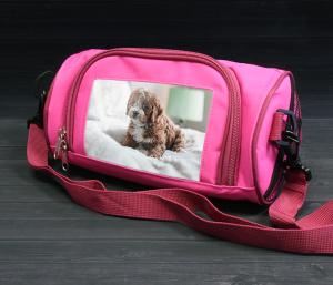 New Pink Kids Insulated Lunch Box with Full Photo design