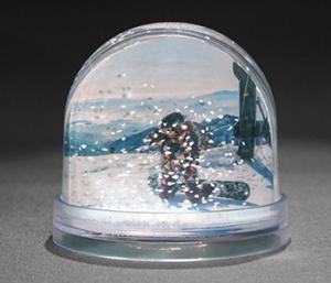 Personalized Snowdome  with Standard Theme design