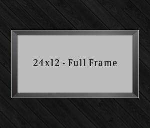 24in x 12in Frame (Full Frame) with Full Photo design