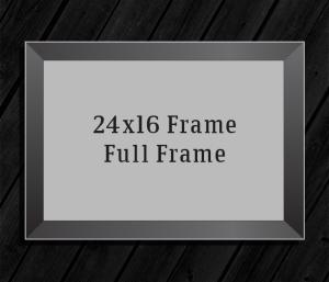 24in x 16in Frame (Full Frame) with Full Photo design