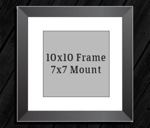 10in x 10in Frame (7in x 7in Mount) with Full Photo design