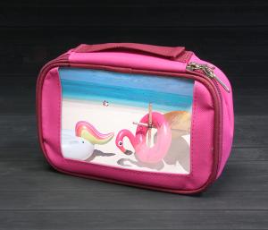 Large Pink Pencil and Vanity Case with Full Photo design