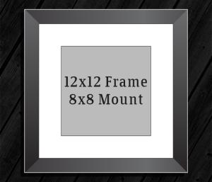 12in x 12in Frame (8in x 8in Mount) with Full Photo design