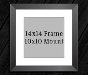 14in x 14in Frame (10n x 10in Mount) with Full Photo design