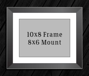 10in x 8in Frame (8in x 6in Mount) with Full Photo design