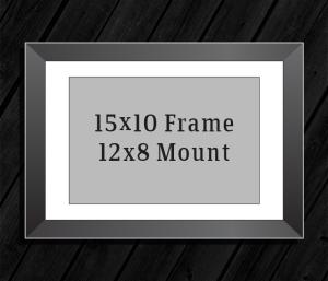 15in x 10in Frame (12in x 8in Mount) with Full Photo design