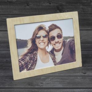 8" x 6" Easy Wood Frame with Full Photo design