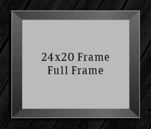 24in x 20in Frame (Full Frame) with Full Photo design