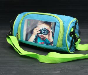 New Blue & Green Kids Insulated Lunch Box with Full Photo design