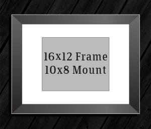 16in x 12in Frame (10in x 8in Mount) with Full Photo design