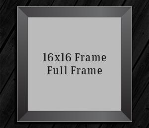 16in x 16in Frame (Full Frame) with Full Photo design