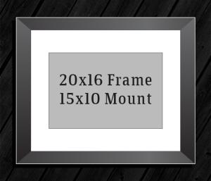 20in x 16in Frame (15in x 10in Mount) with Full Photo design