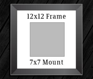 Thumbnail for 12in x 12in Frame (7in x 7in Mount) Icon 1