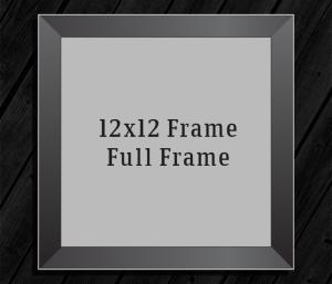  12in x 12in Frame (Full Frame) with Full Photo design