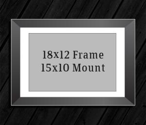 18in x 12in Frame (15in x 10in Mount) with Full Photo design